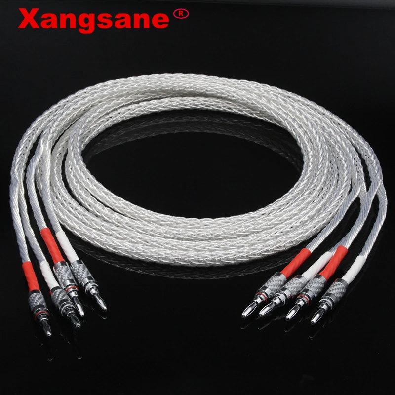 Xangsane 8ag 8N OCC Silver-plated Hifi Speaker Cable High Performance Speaker Amplifier sound Connecting cable Y-Y/banana-Y etc
Xangsane 8ag 8N OCC Silver-plated Hifi Speaker Cable High Performance Speaker Amplifier sound Connecting cable Y-Y/banana-Y etc