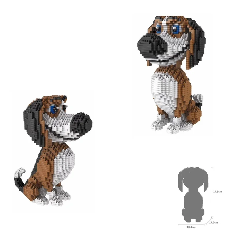 PZX Lovely Cartoon Mini Blocks Dog Anime Building Bricks Toys Animal Educational Toys for Children Xmas Cute Doggie Model
PZX Lovely Cartoon Mini Blocks Dog Anime Building Bricks Toys Animal Educational Toys for Children Xmas Cute Doggie Model