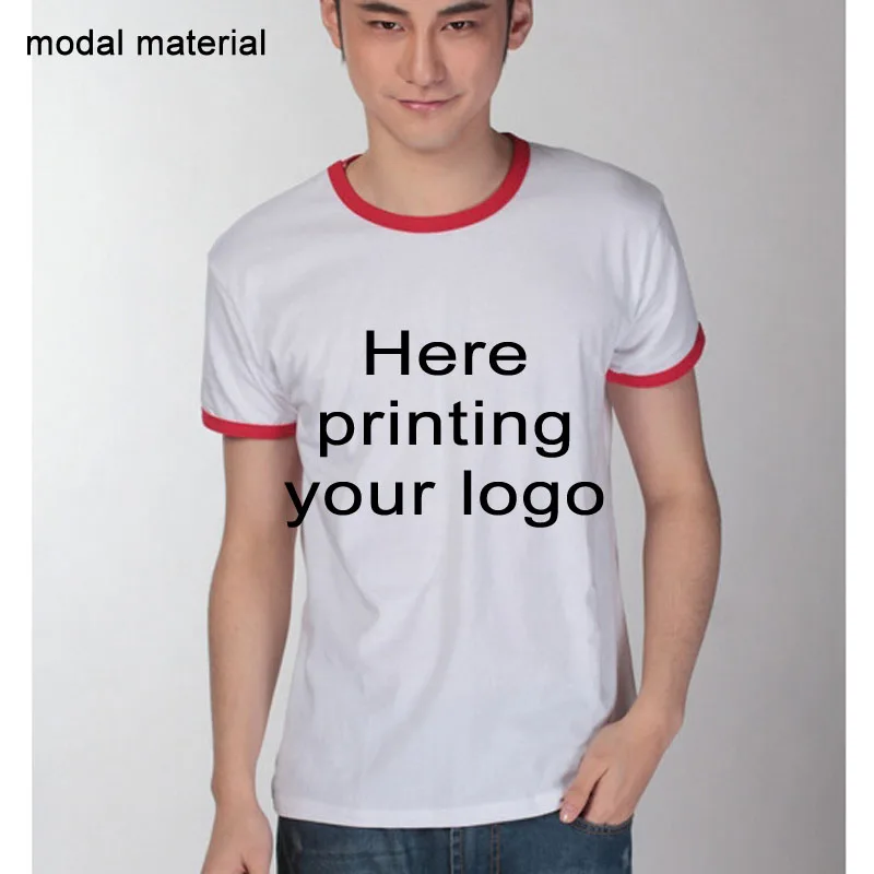 10pcs Free Print Logo Moder milk silk t shirts Men Custom LOGO Adult t-shirt Solid Man Top Tees Soft Modal Male/Female t-shirt
10pcs Free Print Logo Moder milk silk t shirts Men Custom LOGO Adult t-shirt Solid Man Top Tees Soft Modal Male/Female t-shirt