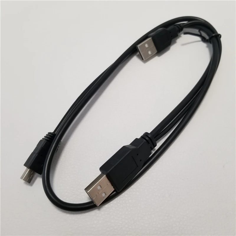 

Кабель USB 2,0 A/Mini USB 5-контактный кабель для передачи данных с внешним кабелем питания для мобильного внешнего жесткого диска