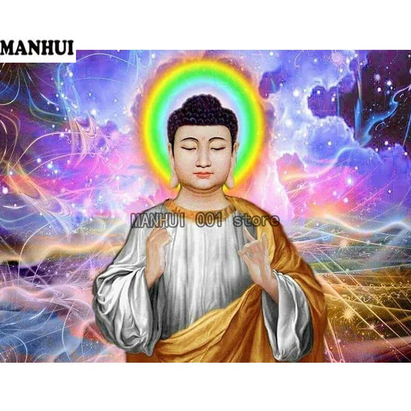 Полный 5D DIY Алмаз Картина мозаика Вышивка религиозных Будды Алмазный вышивки