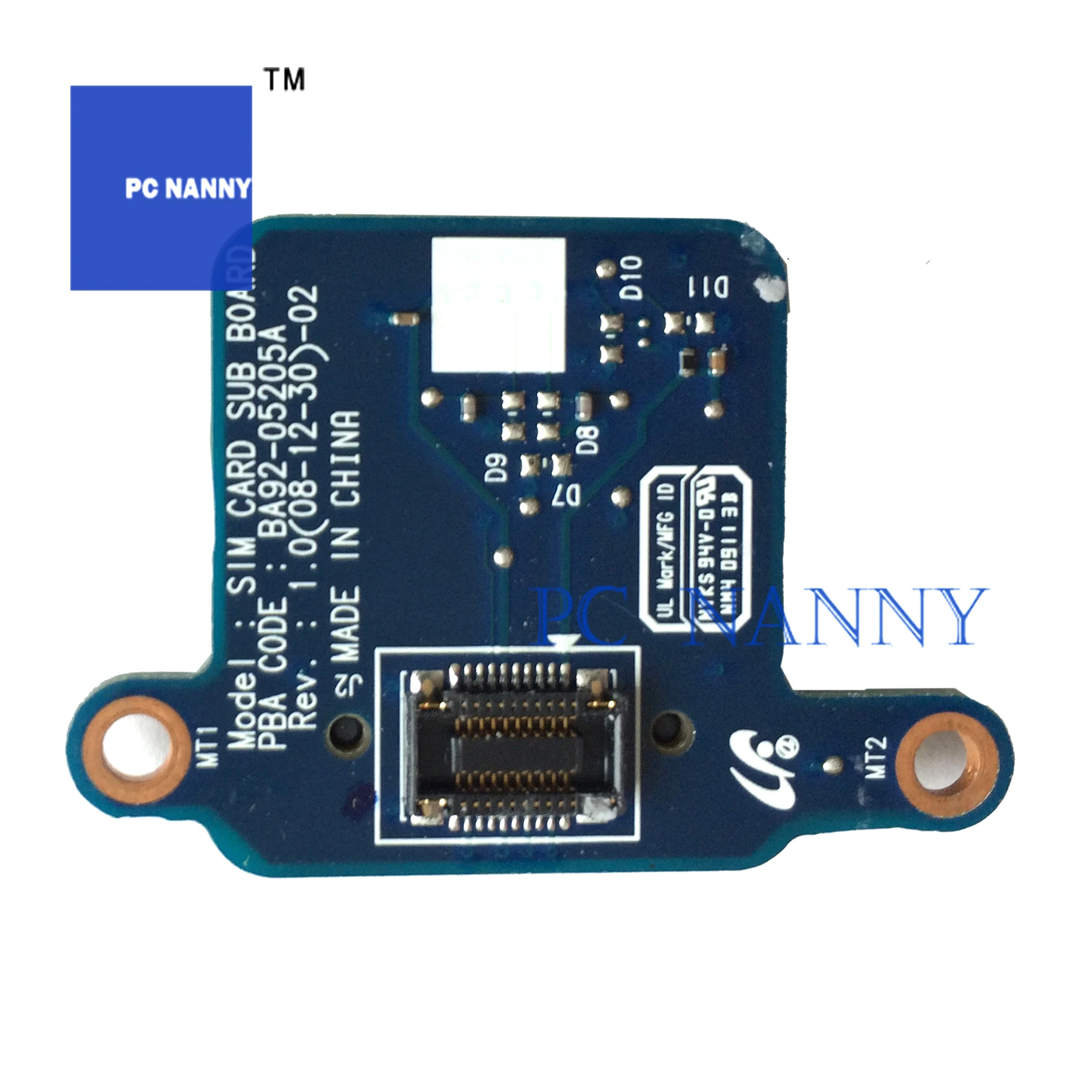 PCNANNY для SAMSUNG NP NC10 sim-карты, подплата BA92-05205A SIM, Хорошая проверка
PCNANNY для SAMSUNG NP NC10 sim-карты, подплата BA92-05205A SIM, Хорошая проверка