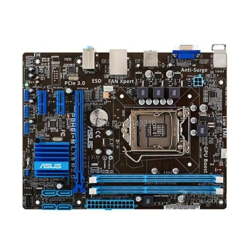 Материнская плата H61 для настольного компьютера Asus P8H61-M LX3 PLUS R2.0 Socket LGA 1155 i3 i5 i7 DDR3