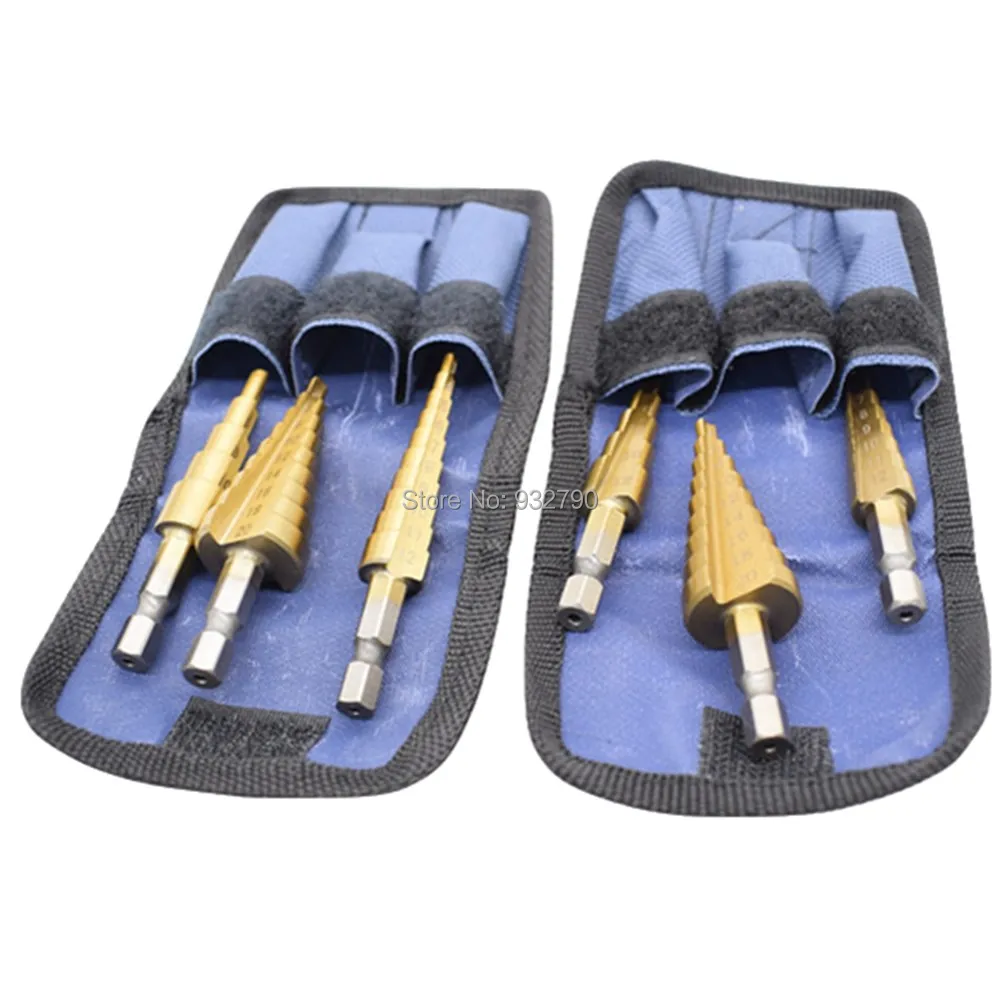 6pcs Hss Step Drill Bit 4-12mm 4-20mm 3-12mm Cone Drill Bit for Thin Metals Steel Aluminium Copper Brass Fibreglass Pvc Wood
6pcs Hss Step Drill Bit 4-12mm 4-20mm 3-12mm Cone Drill Bit for Thin Metals Steel Aluminium Copper Brass Fibreglass Pvc Wood