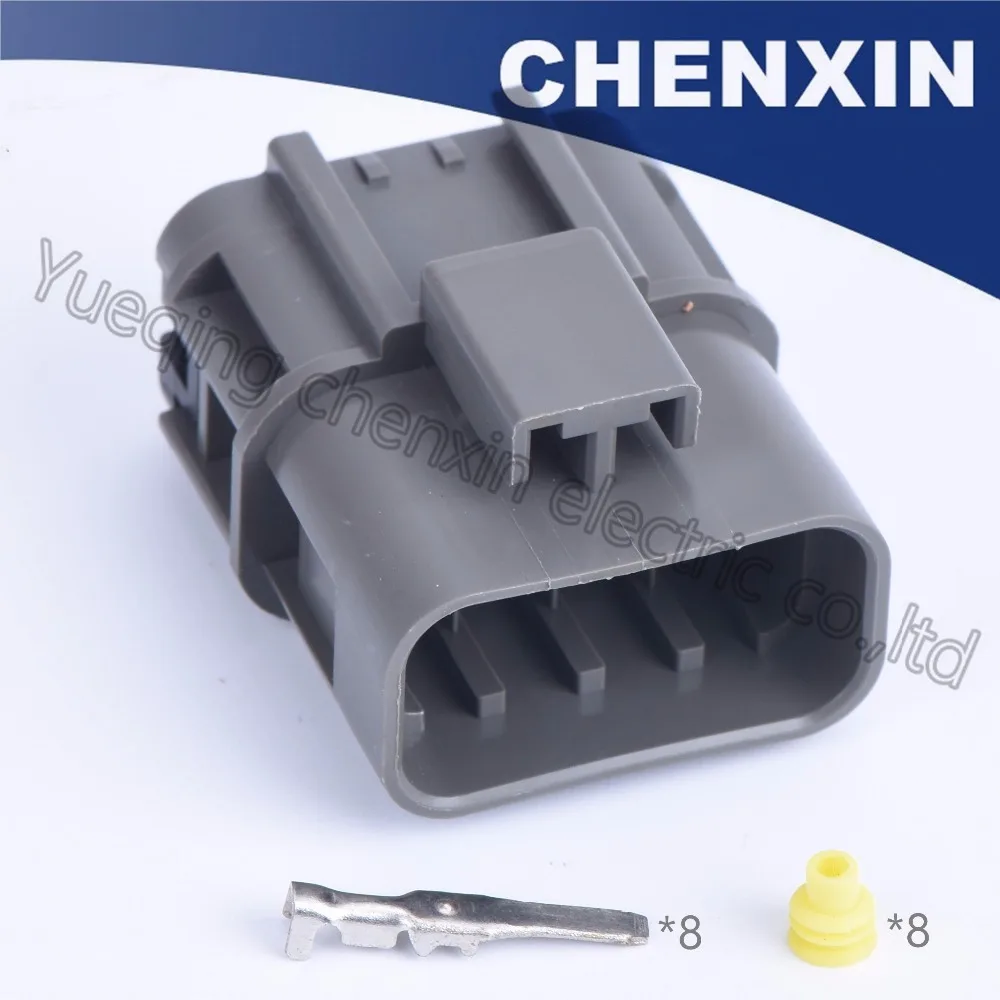 Dark grey 8pin car uses wire plugs and connectors for waterproofing male 2.8,including terminals and seal waterproof plugging
Dark grey 8pin car uses wire plugs and connectors for waterproofing male 2.8,including terminals and seal waterproof plugging