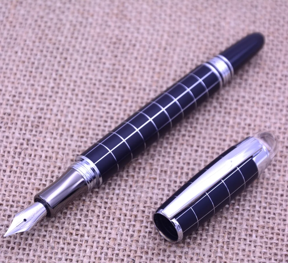 JINHAO 79 Высококачественная Металлическая черная решетчатая чернильная ручка stylo-шлейф iridium eleves 0,5 мм E7M9
JINHAO 79 Высококачественная Металлическая черная решетчатая чернильная ручка stylo-шлейф iridium eleves 0,5 мм E7M9