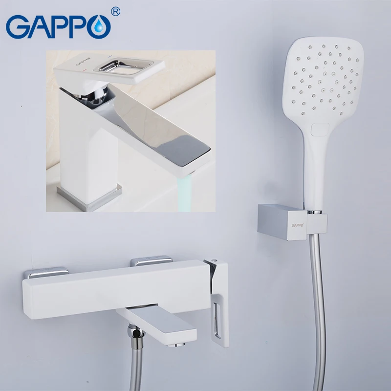Смеситель для ванны GAPPO s, дождевой Душ для ванной комнаты, настенный кран, белый
Смеситель для ванны GAPPO s, дождевой Душ для ванной комнаты, настенный кран, белый