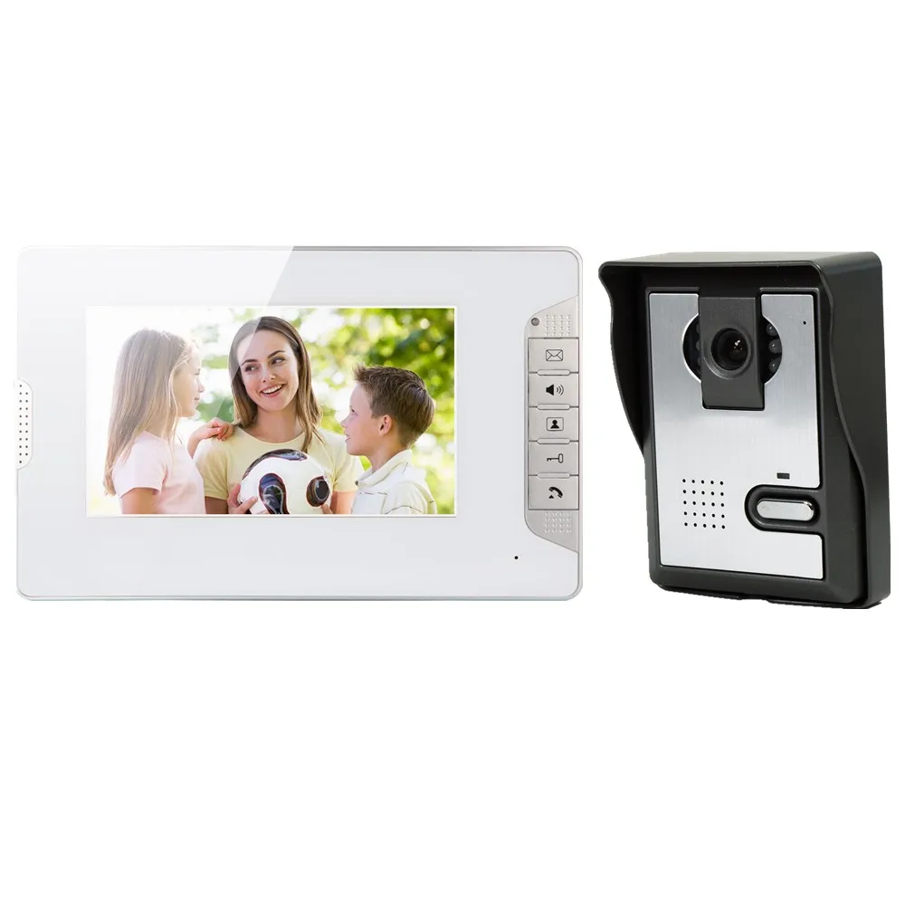 Hotsale 7inch video door phone intercom system hd outdoor unit doorbell with night vision acrylic&ABS one to one system
Hotsale 7inch video door phone intercom system hd outdoor unit doorbell with night vision acrylic&ABS one to one system