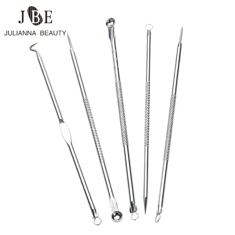 5Pcs/Set Black Head Pimples Antibacterial Acne Needle Face Care Blackhead Extractor Comedone Acne Blemish Extractor Remover Tool
5Pcs/Set Black Head Pimples Antibacterial Acne Needle Face Care Blackhead Extractor Comedone Acne Blemish Extractor Remover Tool