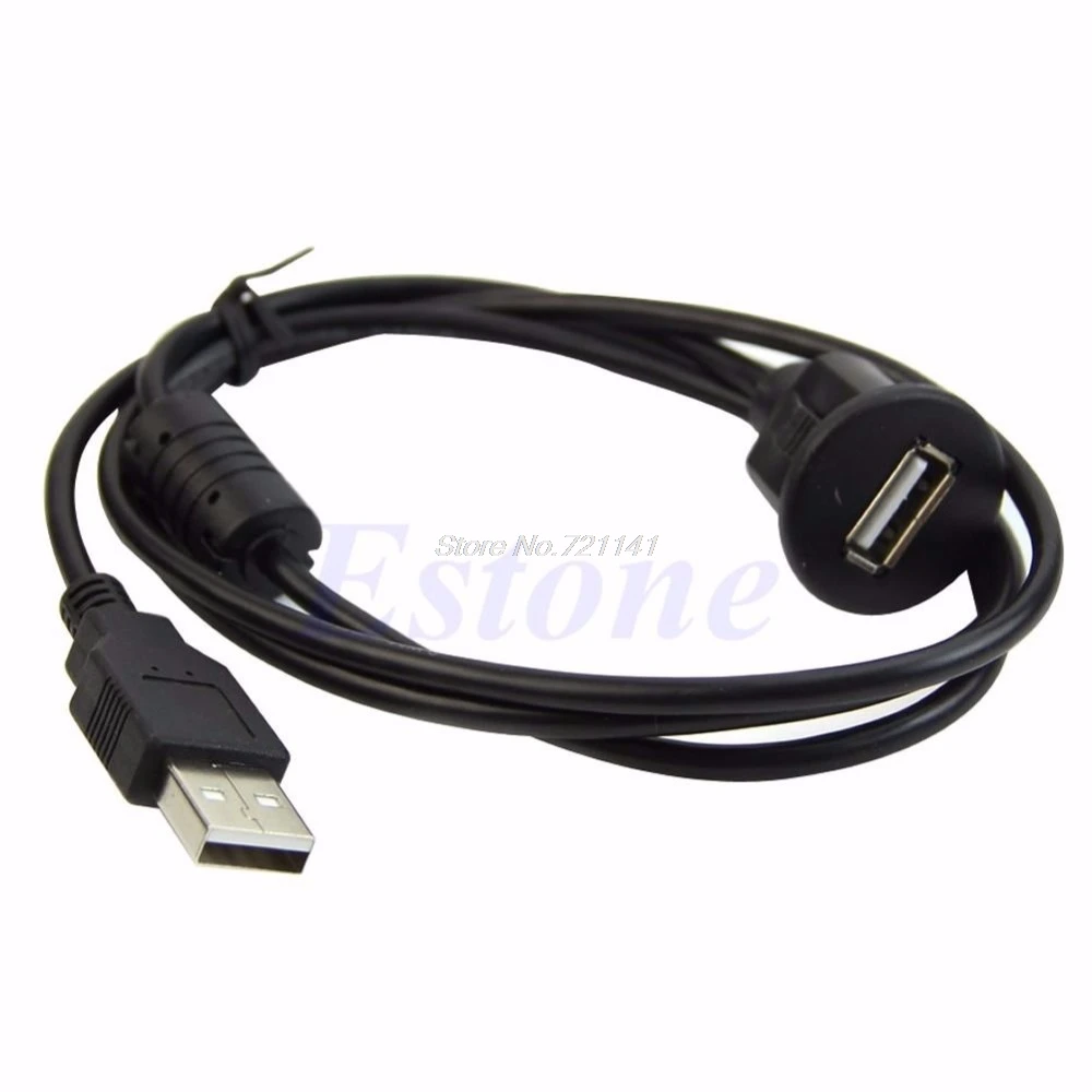1 шт. для приборной панели автомобиля монтажная панель USB удлинитель адаптер M/F