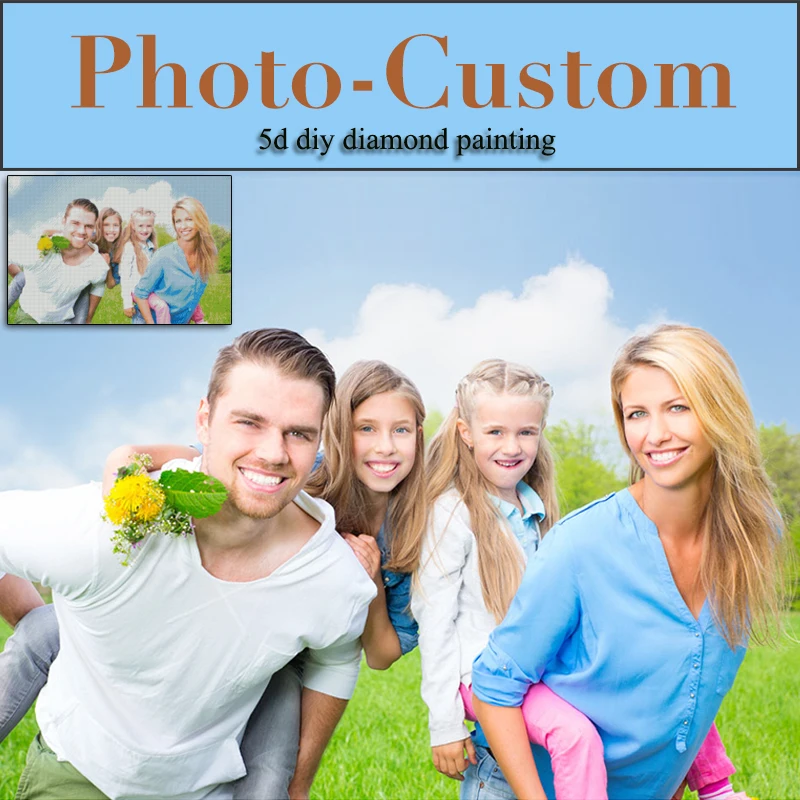 Photo Custom Diy Diamond Painting Cross Stitch Kits Diamond Mosaic Rhinestones Diamond Embroidery Full Square Decoration Custom
Photo Custom Diy Diamond Painting Cross Stitch Kits Diamond Mosaic Rhinestones Diamond Embroidery Full Square Decoration Custom