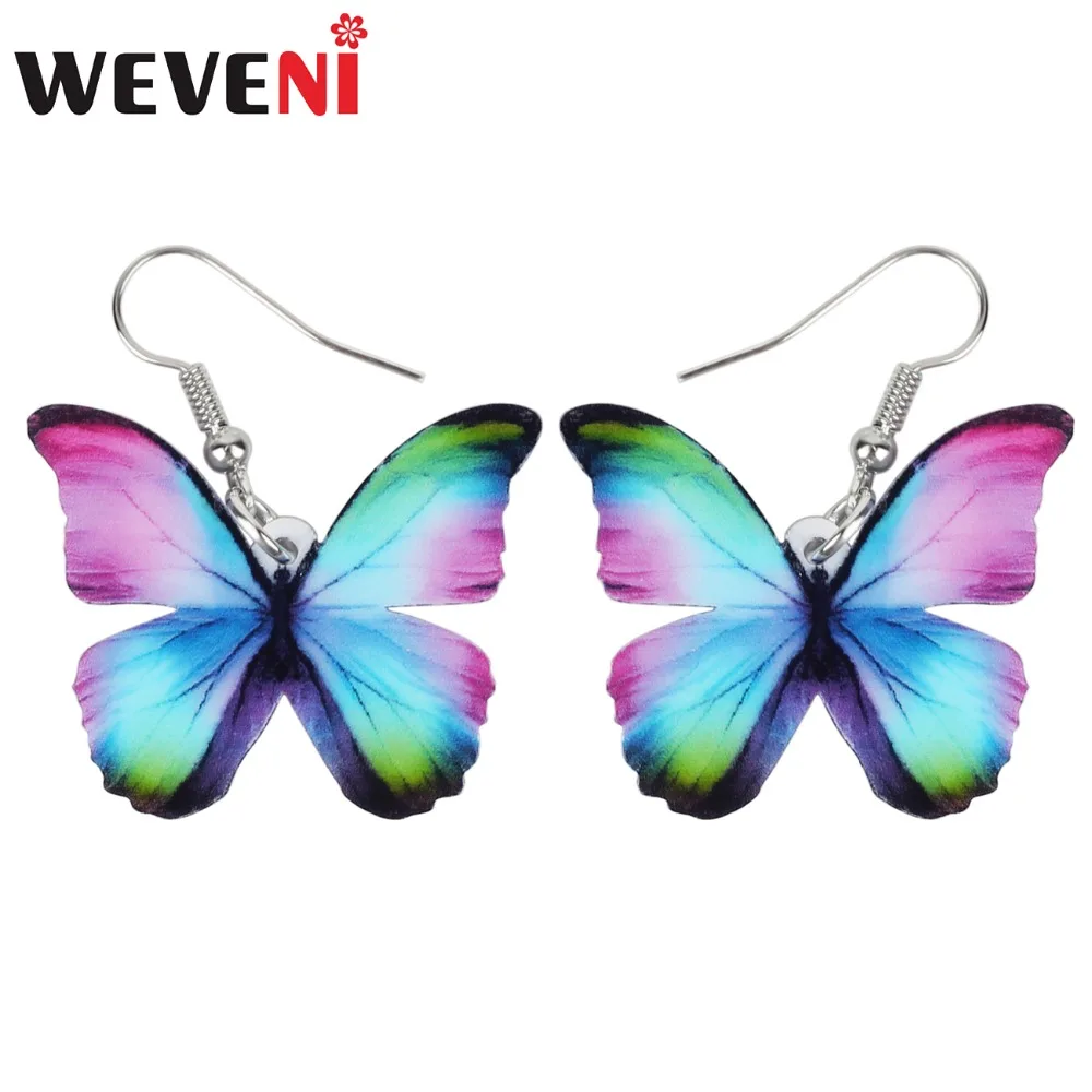 WEVENI Acrylic Fashion Floral Butterfly Earrings Big Dangle Drop Novelty Insect Jewelry For Women Girls Ladies Teens Kids Gift
WEVENI Acrylic Fashion Floral Butterfly Earrings Big Dangle Drop Novelty Insect Jewelry For Women Girls Ladies Teens Kids Gift