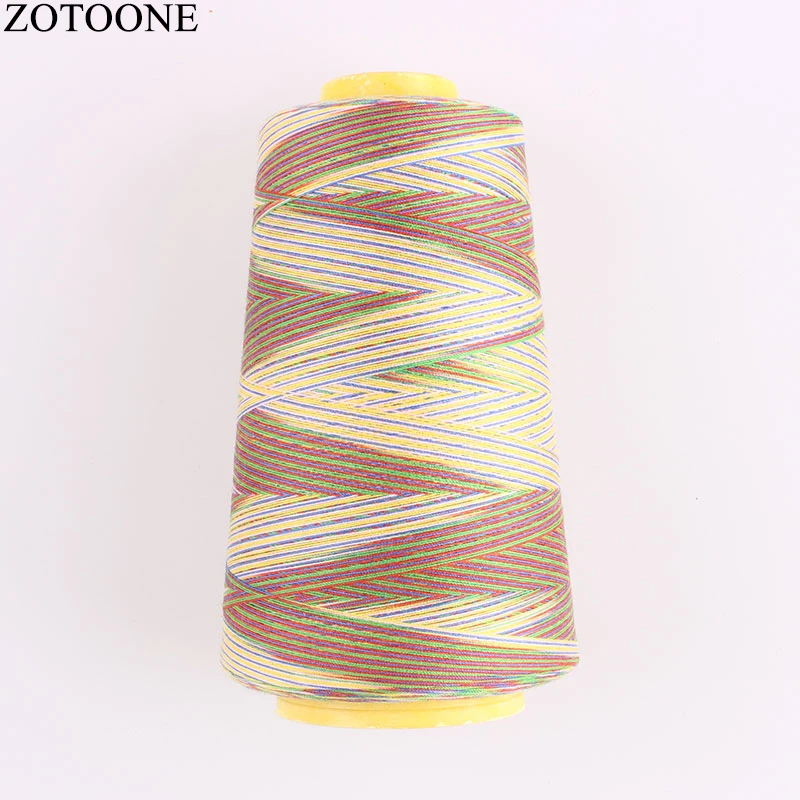 ZOTOONE 40S/2 нить для машинной вышивки 3000Y/катушка промышленная полиэфирная швейная