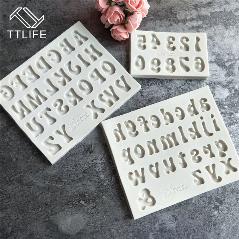 TTLIFE цифровая силиконовая форма для чехлов шоколадного печенья украшения торта