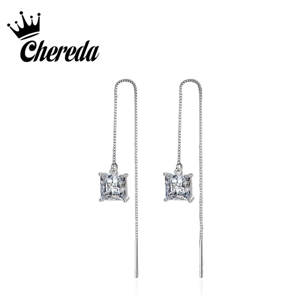 Chereda Fashion Crystal Square Drop Earring For Women Wedding Punk Long Chain Tassel Dangle Earrings Bar Statement Jewelry Gift
Chereda Fashion Crystal Square Drop Earring For Women Wedding Punk Long Chain Tassel Dangle Earrings Bar Statement Jewelry Gift