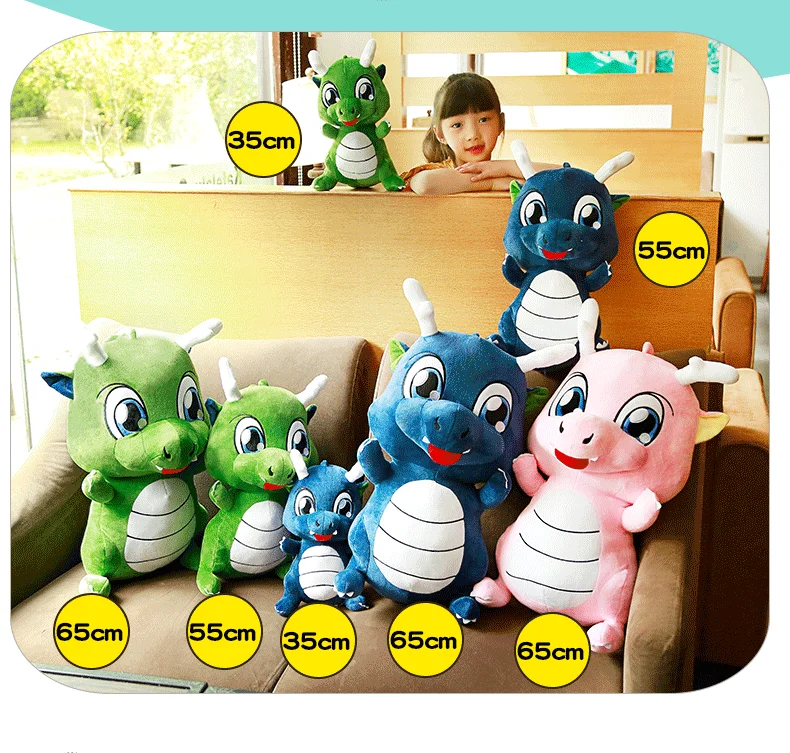 Azoo 55/65cm Q Version Dinosaur Cartoon Plush Toy Soft Stuffed Cute Funny Doll Child girl Kawaii Xmas brithday Gifts
Azoo 55/65cm Q Version Dinosaur Cartoon Plush Toy Soft Stuffed Cute Funny Doll Child girl Kawaii Xmas brithday Gifts