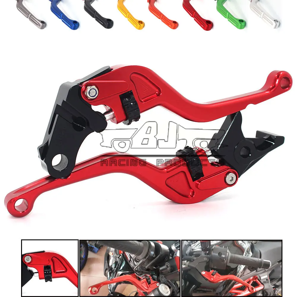 Короткие регулируемые рычаги тормоза сцепления Bjmoto 8 цветов CNC для Honda CB1000R 2008 2016