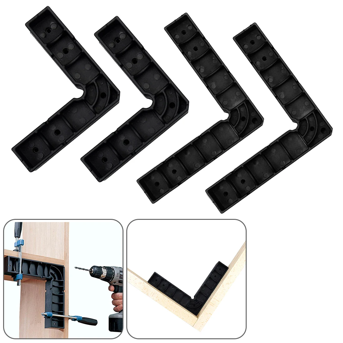 Woodworking Carpenter Tool 90 Degree Right Angle Positioning Block Jig Clamp Strong Clamping Force 2pcs Plastic
Woodworking Carpenter Tool 90 Degree Right Angle Positioning Block Jig Clamp Strong Clamping Force 2pcs Plastic