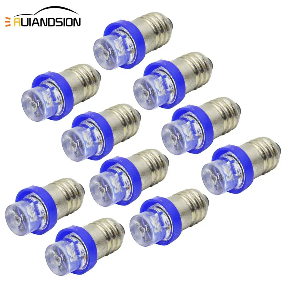 10X E10 ampoule led bulb lights Dc 12v 0.24W mini Indicator light Bulbs Car Interior Lighting Auto instrument lamps
10X E10 ampoule led bulb lights Dc 12v 0.24W mini Indicator light Bulbs Car Interior Lighting Auto instrument lamps