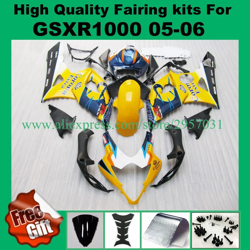 9Gifts, Injection fairings for SUZUKI GSXR1000 2005 2006 GSX-R1000 05 06 K5 K6 ABS fairing kits GSXR 1000 05-06 Freecustom
9Gifts, Injection fairings for SUZUKI GSXR1000 2005 2006 GSX-R1000 05 06 K5 K6 ABS fairing kits GSXR 1000 05-06 Freecustom
