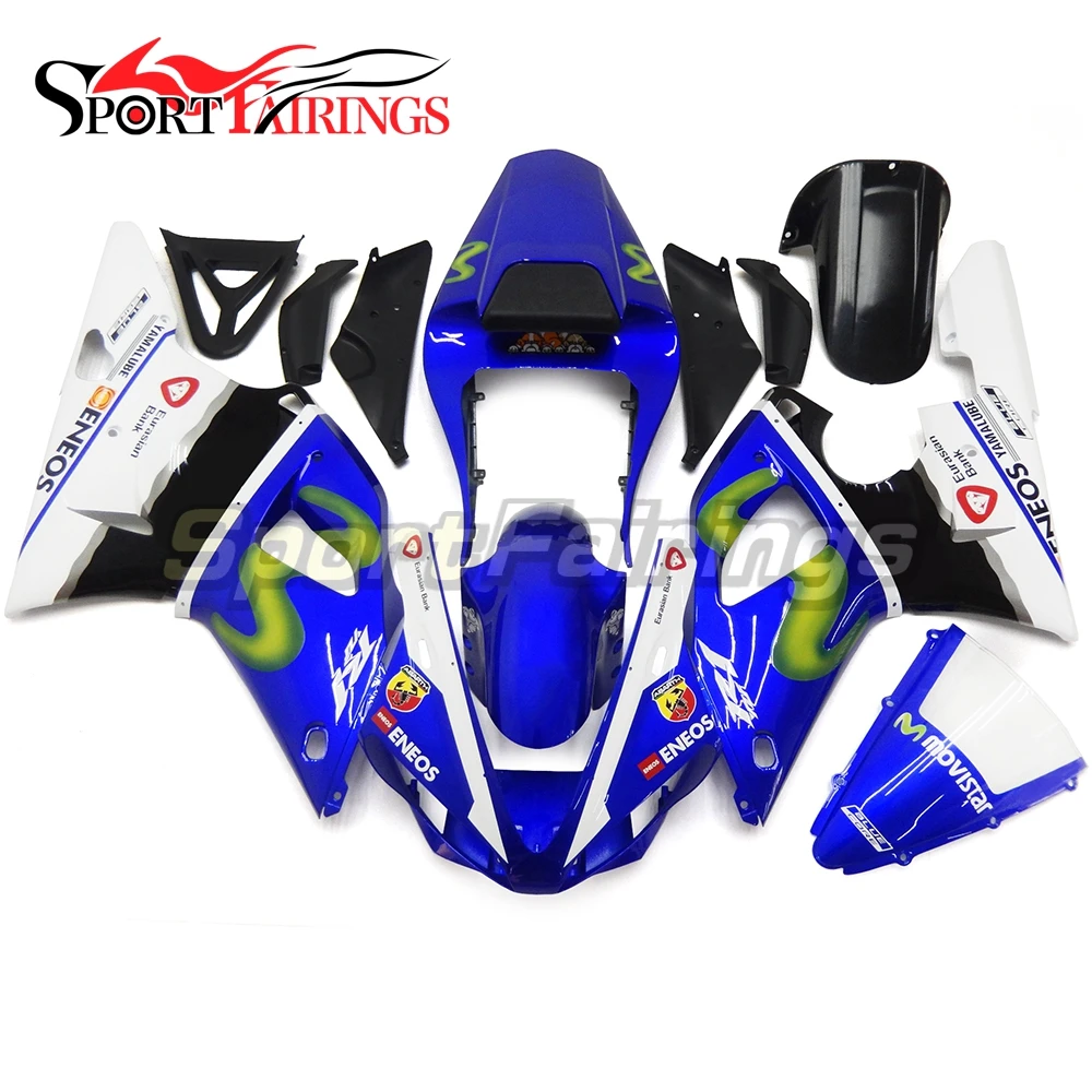Fairings For Yamaha YZF1000 R1 Year 00 01 2000 2001 ABS Motorcycle Fairing Kit Bodywork Cowling Fairings Blue White Carenes New
Fairings For Yamaha YZF1000 R1 Year 00 01 2000 2001 ABS Motorcycle Fairing Kit Bodywork Cowling Fairings Blue White Carenes New