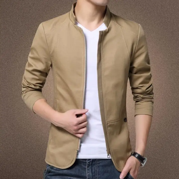 New British Style Men's Jacket Coat Cotton Solid Casual Jacket Men Slim Fit Stand Jackets Male Fashion Windbreaker Coat Man
New British Style Men's Jacket Coat Cotton Solid Casual Jacket Men Slim Fit Stand Jackets Male Fashion Windbreaker Coat Man