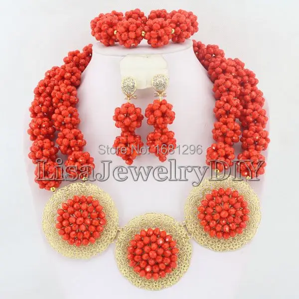 Fashion Crystal Ball Costume Jewellery Nigerian Wedding African Beads Jewelry Set HD0701
Fashion Crystal Ball Costume Jewellery Nigerian Wedding African Beads Jewelry Set HD0701