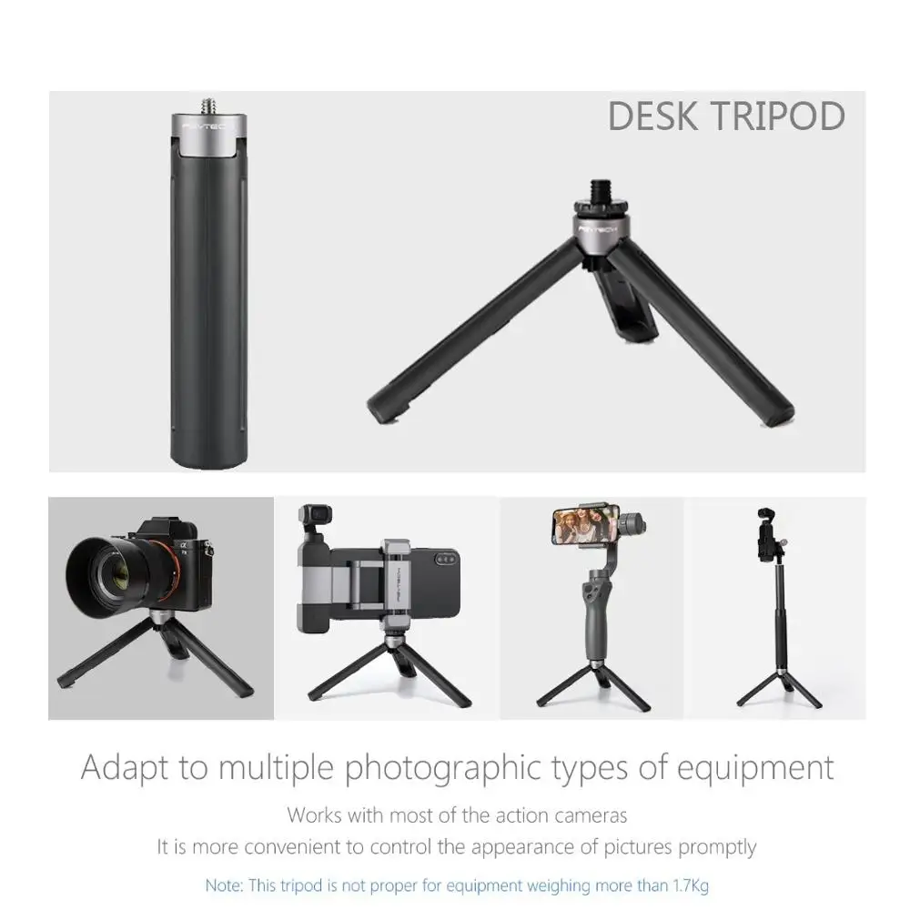 PGYTECH Osmo Pocket Foldable Phone Holder Plus Bracket Tripod Selfie Stick Pole DJI Osmo Pocket 1 2 Handheld Gimbal Accessories
PGYTECH Osmo Pocket Foldable Phone Holder Plus Bracket Tripod Selfie Stick Pole DJI Osmo Pocket 1 2 Handheld Gimbal Accessories