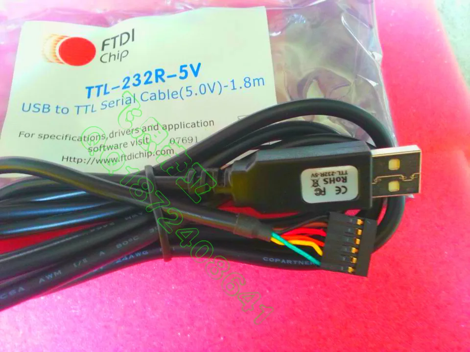 Спот FTDI TTL-232R-5V USB к серийному кабелю кабели/IEEE 1394 кабели USB Встроенный последовательный Conv 5V 0,1 "Заголовок
Спот FTDI TTL-232R-5V USB к серийному кабелю кабели/IEEE 1394 кабели USB Встроенный последовательный Conv 5V 0,1 "Заголовок