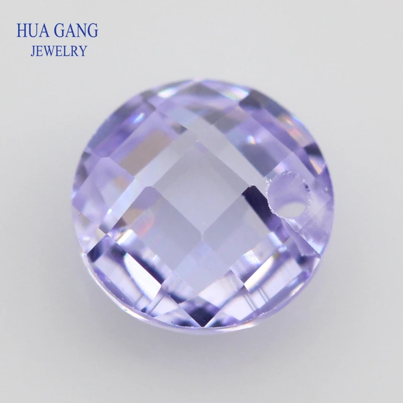 Single Hole Lavender AAAAA Round Brilliant Double Checkerboard Cubic Zirconia Stone 3~14mm For DIY Jewelry Making Beads
Single Hole Lavender AAAAA Round Brilliant Double Checkerboard Cubic Zirconia Stone 3~14mm For DIY Jewelry Making Beads
