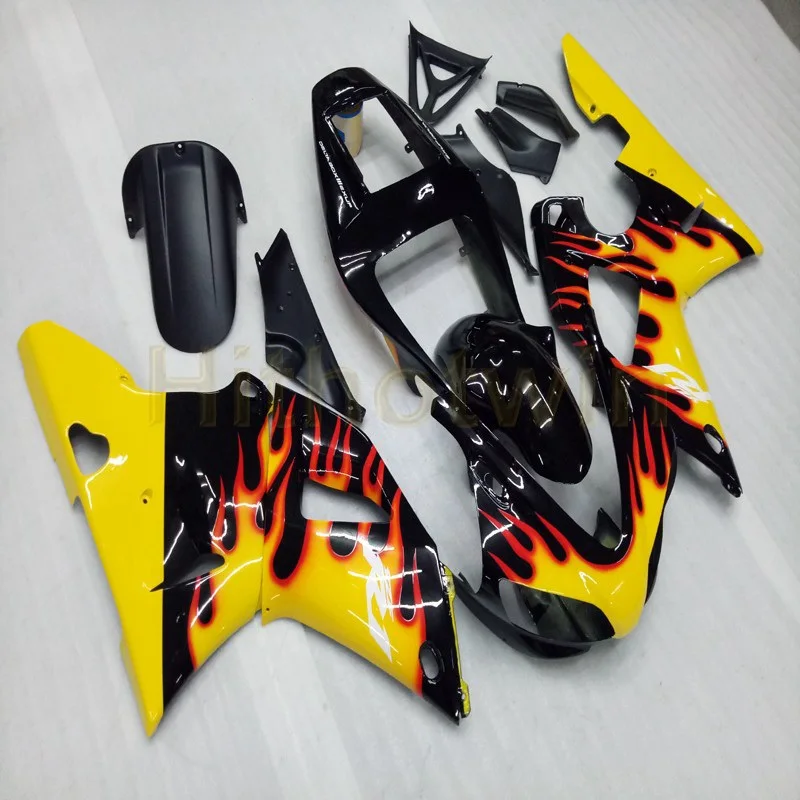 motorcycle body kit for YZF R1 98 99 YZF R1 1998 1999 ABS Plastic Fairings yellow flames
motorcycle body kit for YZF R1 98 99 YZF R1 1998 1999 ABS Plastic Fairings yellow flames