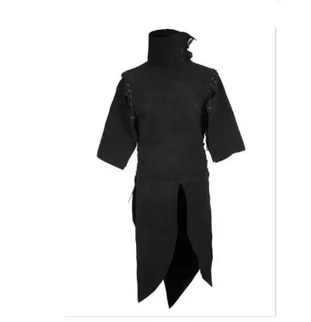Adult Men Medieval Renaissance Stand Collar Suede Warrior tunic top Larp Costume Middle Age Viking Cosplay Top
Adult Men Medieval Renaissance Stand Collar Suede Warrior tunic top Larp Costume Middle Age Viking Cosplay Top