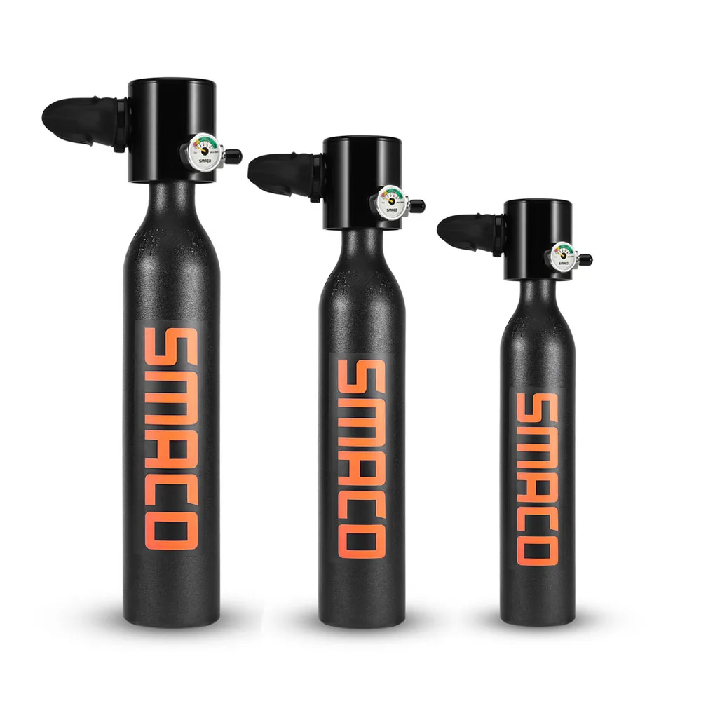 SMACO Diving Equipment Mini Scuba Diving Cylinder Scuba Oxygen Tank for Snorkeling Underwater Breathing Accessories
SMACO Diving Equipment Mini Scuba Diving Cylinder Scuba Oxygen Tank for Snorkeling Underwater Breathing Accessories