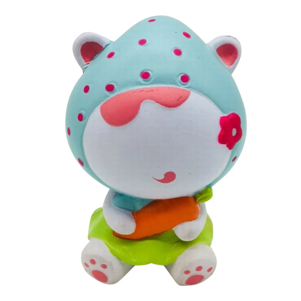 Kawaii сжимаемые медленно поднимающиеся Джамбо клубника девушка Ароматические