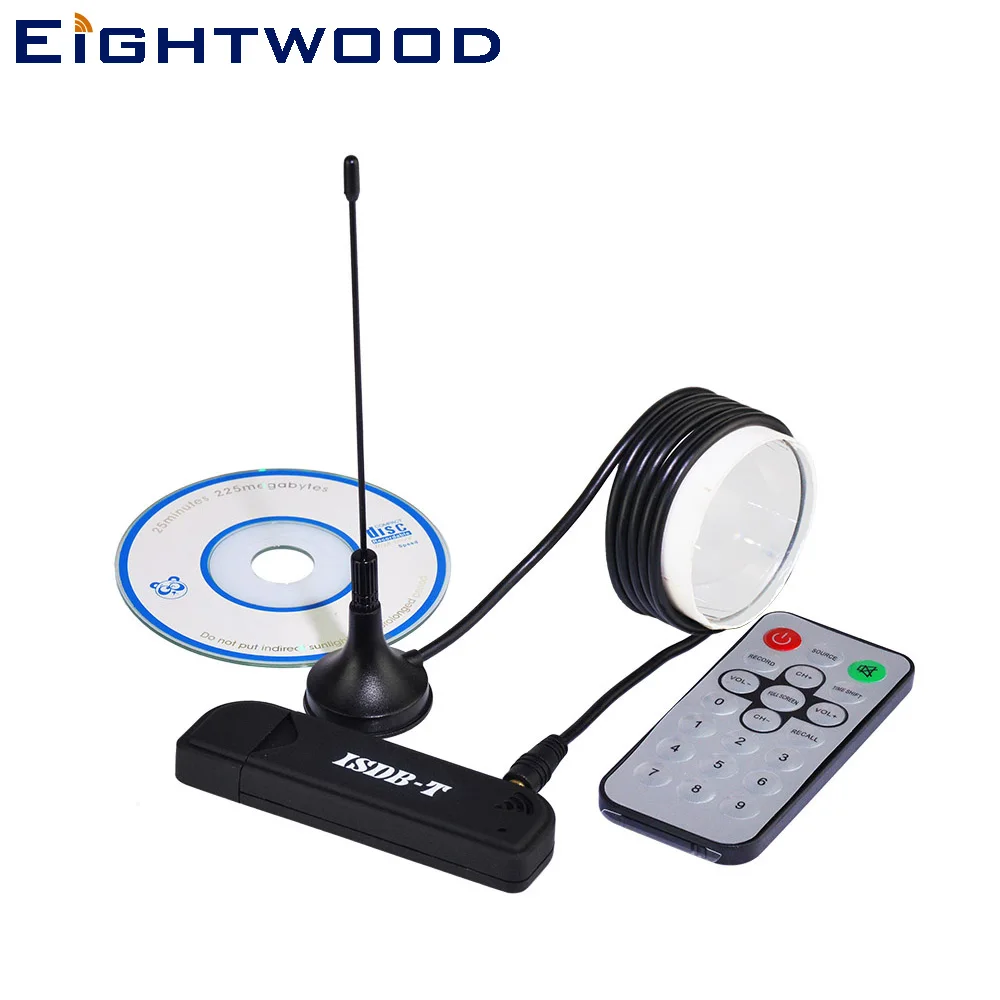 Eightwood бесплатными цифровой ISDB T USB ТВ HD тюнер ресивер Регистраторы с пультом