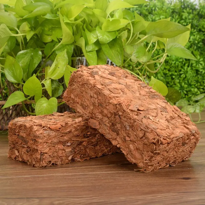 500 г Кокосовая кора кирпич торф выращивание органические Soilless полировка Сад