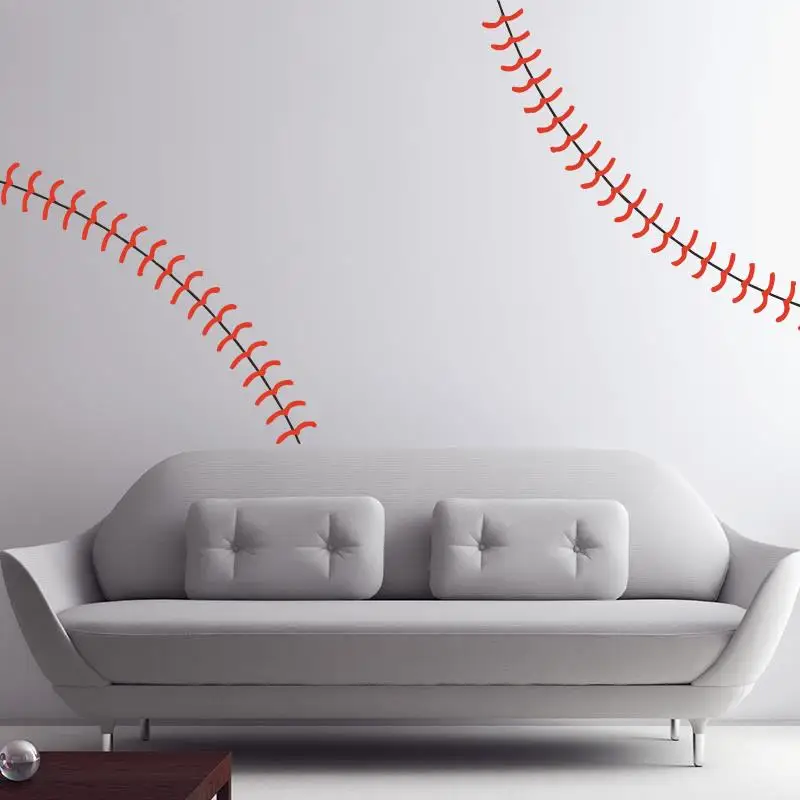 Large Life Size Baseball Seams Stitching Stitch Vinyl Wall stickers home decor Art Decal for Sports Fans Locker Rooms Kids Rooms
Large Life Size Baseball Seams Stitching Stitch Vinyl Wall stickers home decor Art Decal for Sports Fans Locker Rooms Kids Rooms