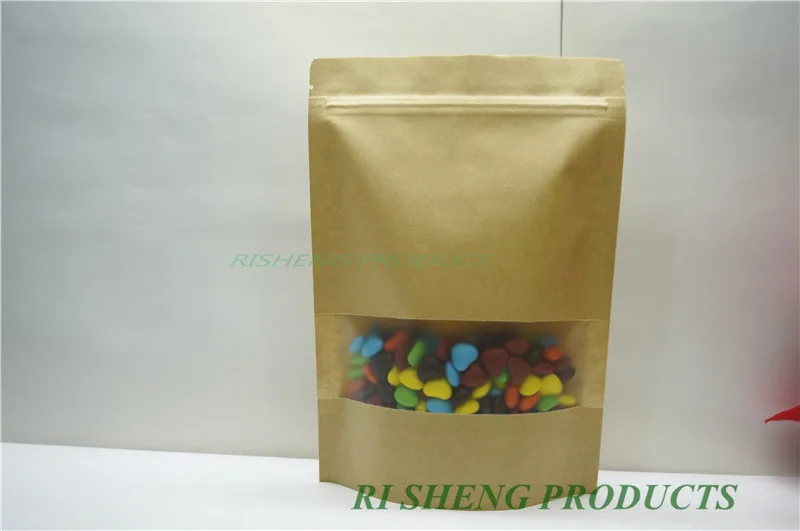 15x22 см, 100 X коричневый стоьте вверх крафт-бумаги ZipLock мешки с матовым прозрачным окном-многоразовые Ремесло Бумажный мешок на молнии самозап...
15x22 см, 100 X коричневый стоьте вверх крафт-бумаги ZipLock мешки с матовым прозрачным окном-многоразовые Ремесло Бумажный мешок на молнии самозап...