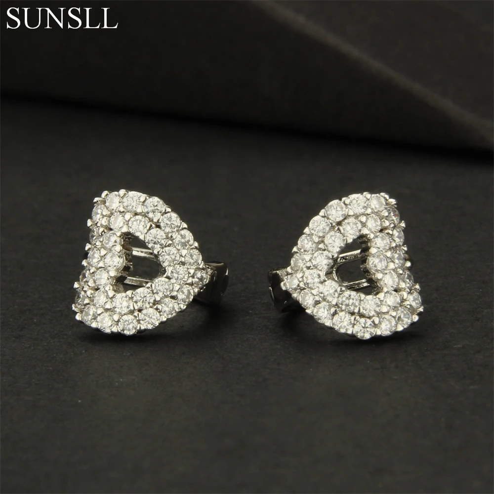 SUNSLL Copper Pins White Cubic Zirconia Love Heart Hoop Earrings Women's Fashion Party Jewelry CZ Brincos
SUNSLL Copper Pins White Cubic Zirconia Love Heart Hoop Earrings Women's Fashion Party Jewelry CZ Brincos