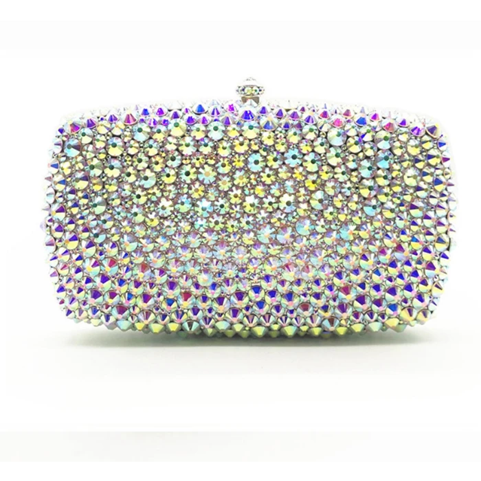 Ladies silver Crystal Evening Clutch Bag banquet Rhinestones Bridal Wedding day Clutches Purse Women Party Mini Dinner Handbags
Ladies silver Crystal Evening Clutch Bag banquet Rhinestones Bridal Wedding day Clutches Purse Women Party Mini Dinner Handbags