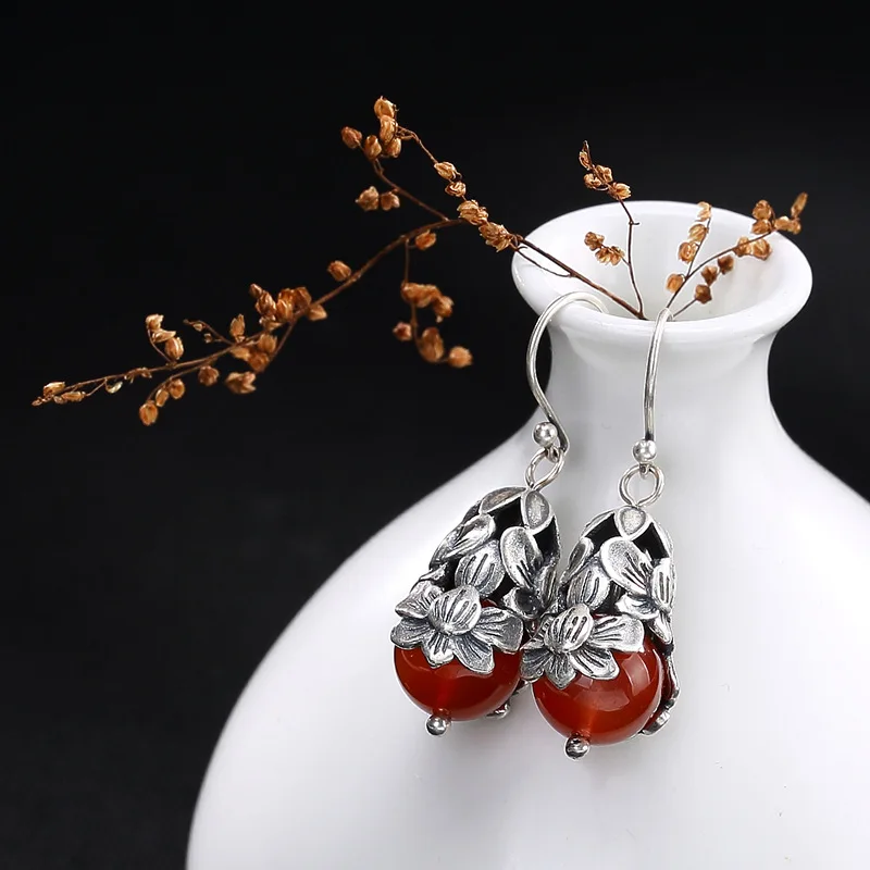 2018 Real Limited Brinco Pure Inlaid Restoring Ancient Ways South Agate Lotus Ms High-grade Pendant Earrings Wholesale
2018 Real Limited Brinco Pure Inlaid Restoring Ancient Ways South Agate Lotus Ms High-grade Pendant Earrings Wholesale