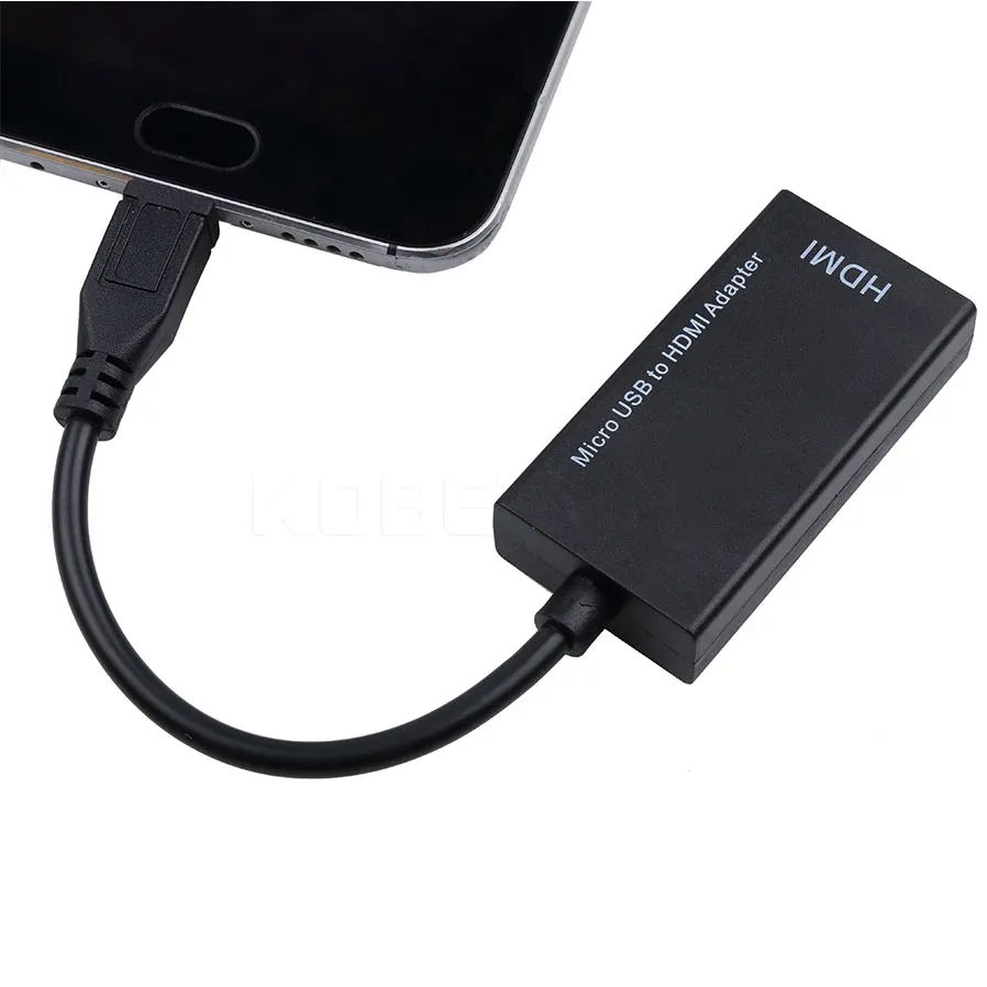 Адаптер kebidu с Micro USB на HDMI совместимый штекер-гнездо высокоскоростной HDTV адаптер