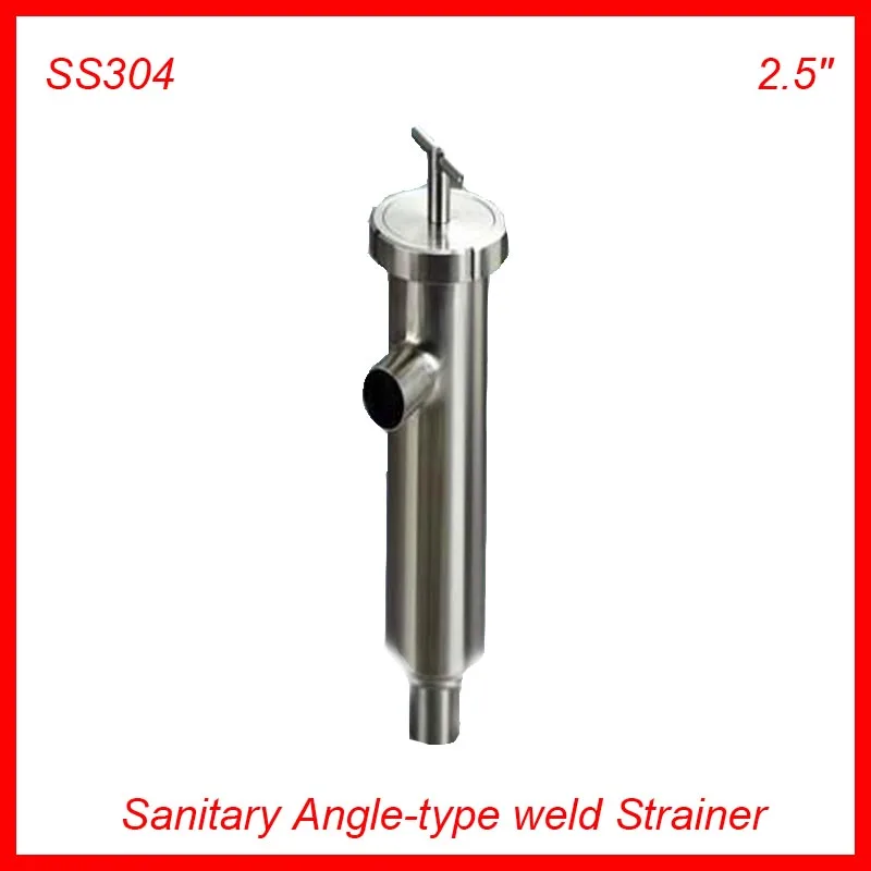 2.5'' Sanitary Stainless Steel SS304 Angle-type Filter Strainer Filter f Beer/ dairy/ pharmaceutical/beverag /chemical industry
2.5'' Sanitary Stainless Steel SS304 Angle-type Filter Strainer Filter f Beer/ dairy/ pharmaceutical/beverag /chemical industry