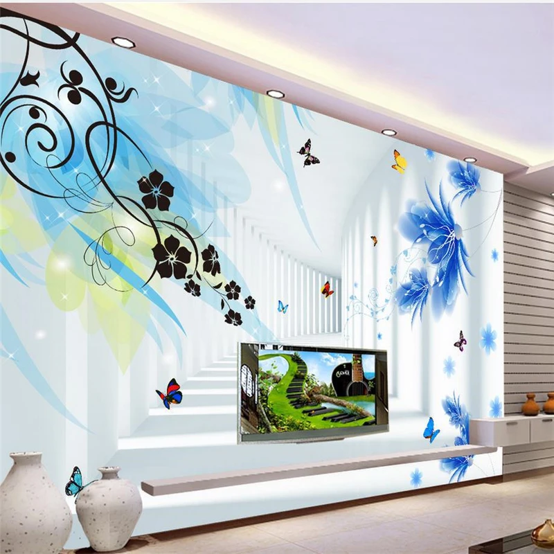 beibehang Customize HD mural 3d wallpaper blue space extend europe papel de parede murals wall paper for living rooms
beibehang Customize HD mural 3d wallpaper blue space extend europe papel de parede murals wall paper for living rooms