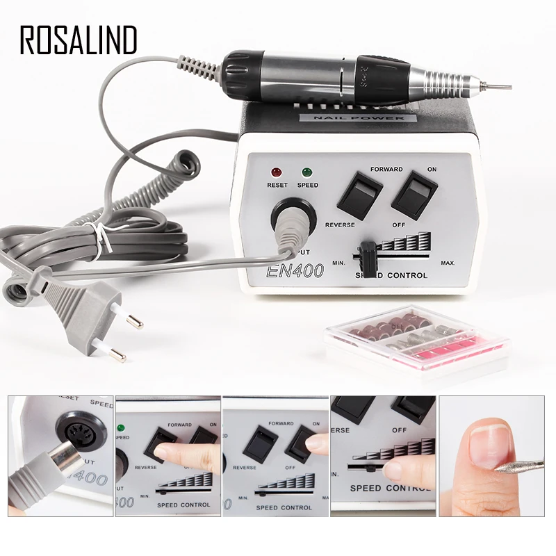 ROSALIND 35W 1 SET Electric Nail Drill Machine Nail Equipment Manicure Pedicure Files Electric Manicure Drill & Accessory
ROSALIND 35W 1 SET Electric Nail Drill Machine Nail Equipment Manicure Pedicure Files Electric Manicure Drill & Accessory