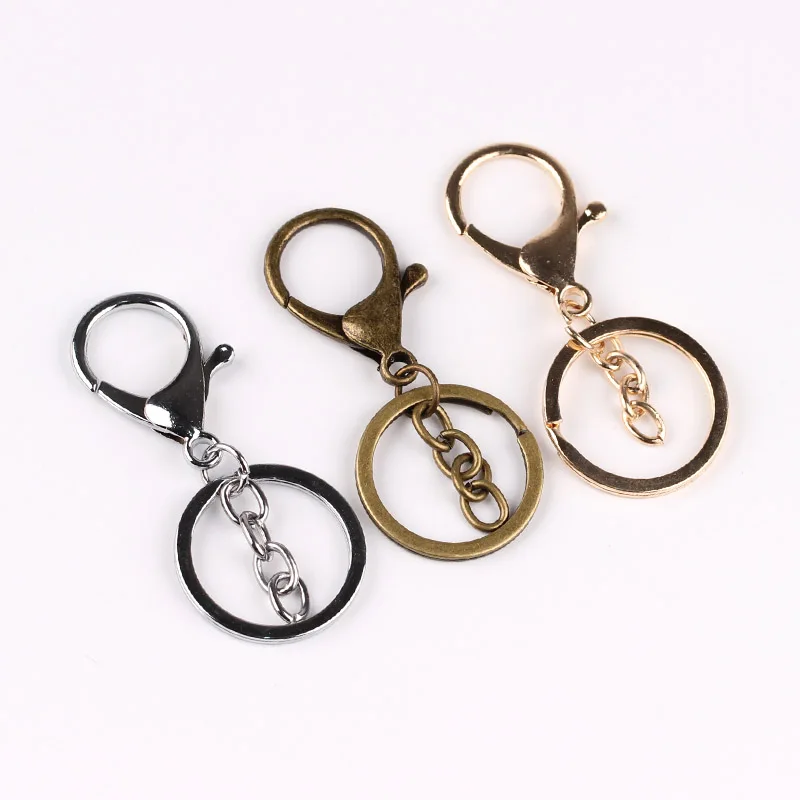 65mm Metal Three piece set of Lobster clasp Key Chains Circular Keyring Accessories accessories 6pcs
65mm Metal Three piece set of Lobster clasp Key Chains Circular Keyring Accessories accessories 6pcs