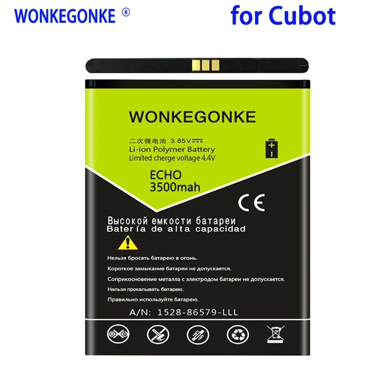 WONKEGONKE 3500 мАч для Cubot ECHO Batterie Bateria высокое качество + номер отслеживания
WONKEGONKE 3500 мАч для Cubot ECHO Batterie Bateria высокое качество + номер отслеживания