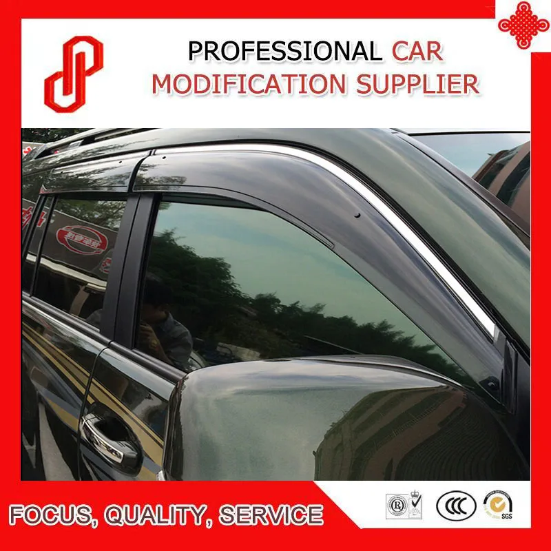 High Quality Injection molding trim vent shade rain sun wind deflector window visor for PRADO
High Quality Injection molding trim vent shade rain sun wind deflector window visor for PRADO