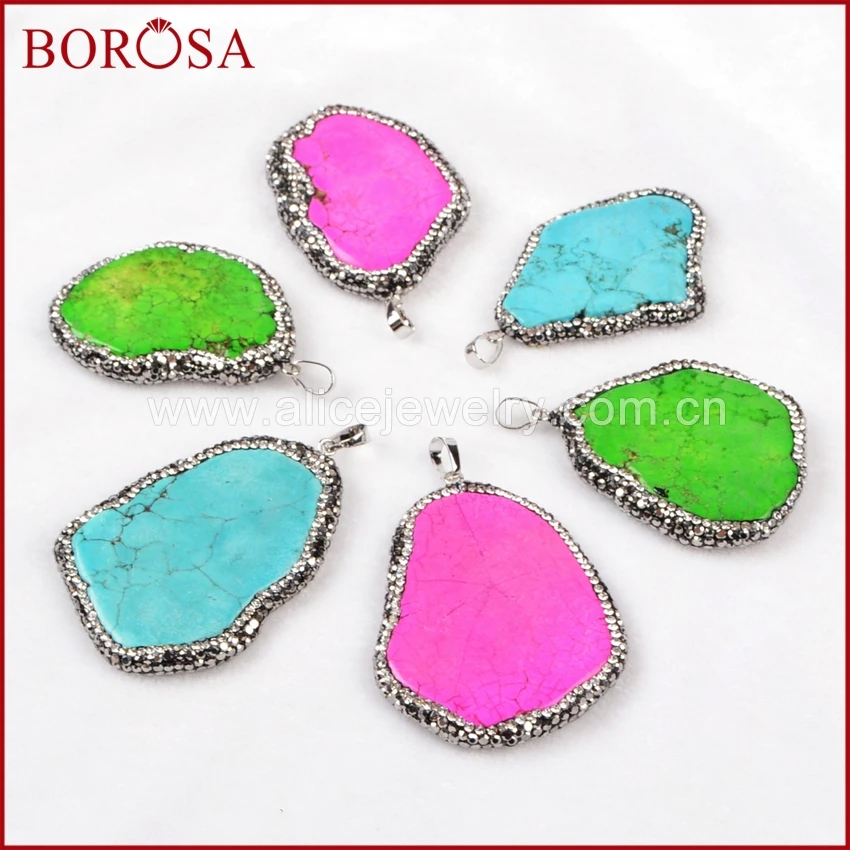 Borosa Howlite зеленовато-голубой камень durzy Кулон бисера Freeform Разноцветные Асфальтовая Циркон на ювелирные durzy кулон jab136
Borosa Howlite зеленовато-голубой камень durzy Кулон бисера Freeform Разноцветные Асфальтовая Циркон на ювелирные durzy кулон jab136