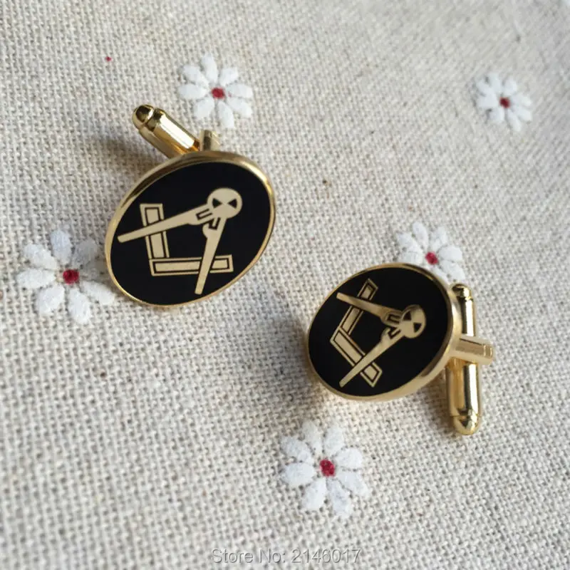 50 pairs Blue Lodge Enamel Sleeve Button Masons Oval Shape Masonic Cufflinks Square and Compass Freemason Cuff Link Metal Craft
50 pairs Blue Lodge Enamel Sleeve Button Masons Oval Shape Masonic Cufflinks Square and Compass Freemason Cuff Link Metal Craft